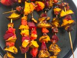 Fridge Clear-Out Grilled Fruit Skewers
