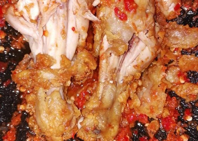 Sambal ayam geprek