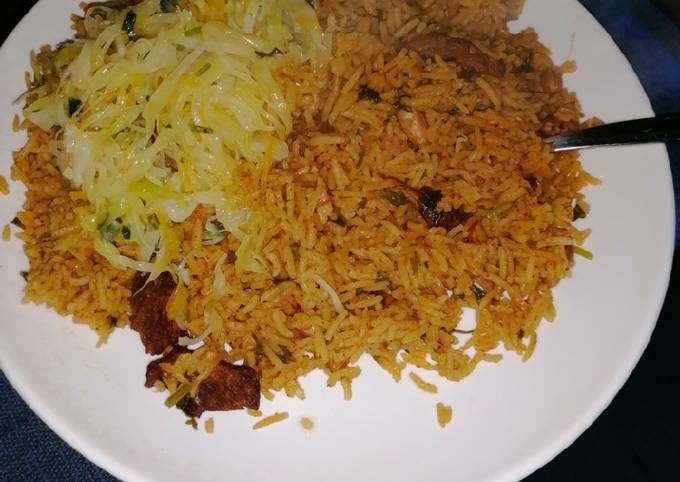 Step-by-Step Guide to Prepare Homemade Pilau with groudnuts