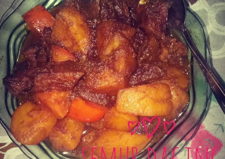 How to Prepare Quick Semur Daging Kentang Pedas