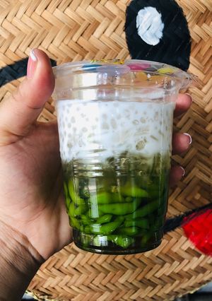 Hình của món Chè bánh lọt thái lan.