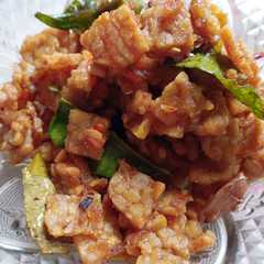 A picture of Orek tempe pedas manis renyah.