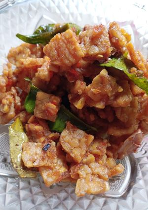 Foto resep Orek tempe pedas manis renyah