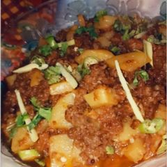 A picture of Dhaba style Aloo qeema😋.