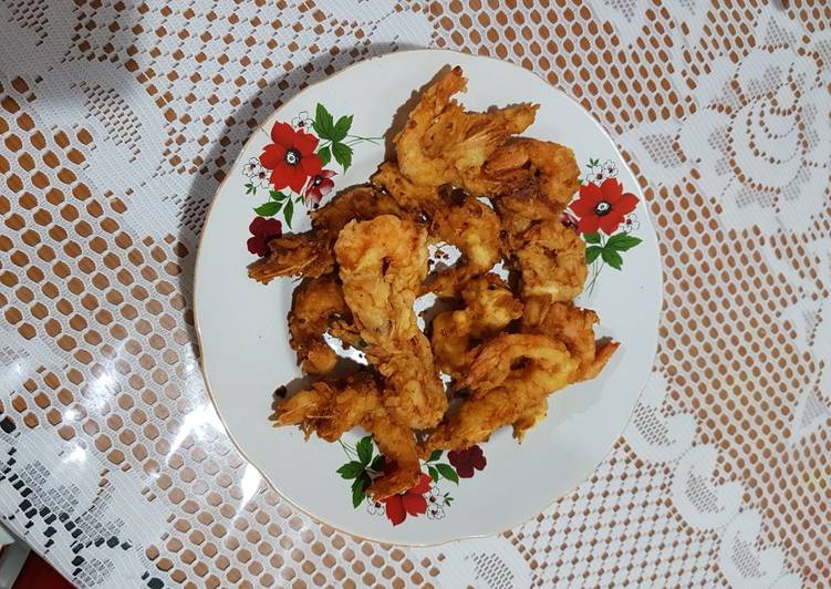 Bagaimana Membuat Udang goreng crispy Anti Gagal
