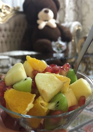 عکسی از دستور سالاد ميوه