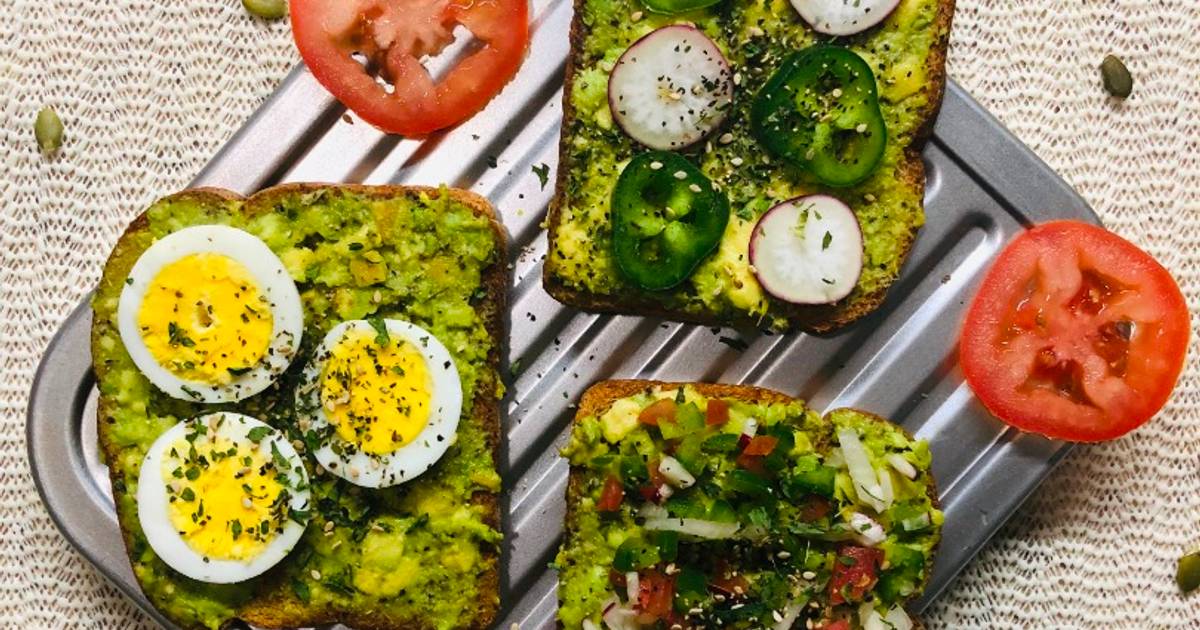 Avocado Toast Recipe by Sanjita Kour - Cookpad
