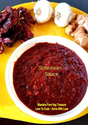 A picture of Schezwan Sauce Indo Chinese Dip.