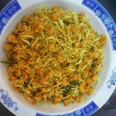 A picture of Tumis teri dan tempe pedas.