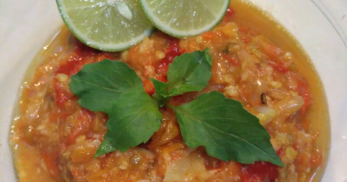 Resep Sambel pecel Lamongan oleh Miya Mikayla Cookpad