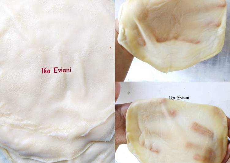 Kulit Risol 4 Bahan[ Lentur&Anti Lengket Walau Tanpa Tapioka]