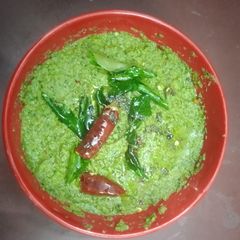 A picture of Mint chutney.