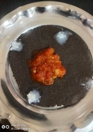 A picture of Kuttu Atta Paratha.