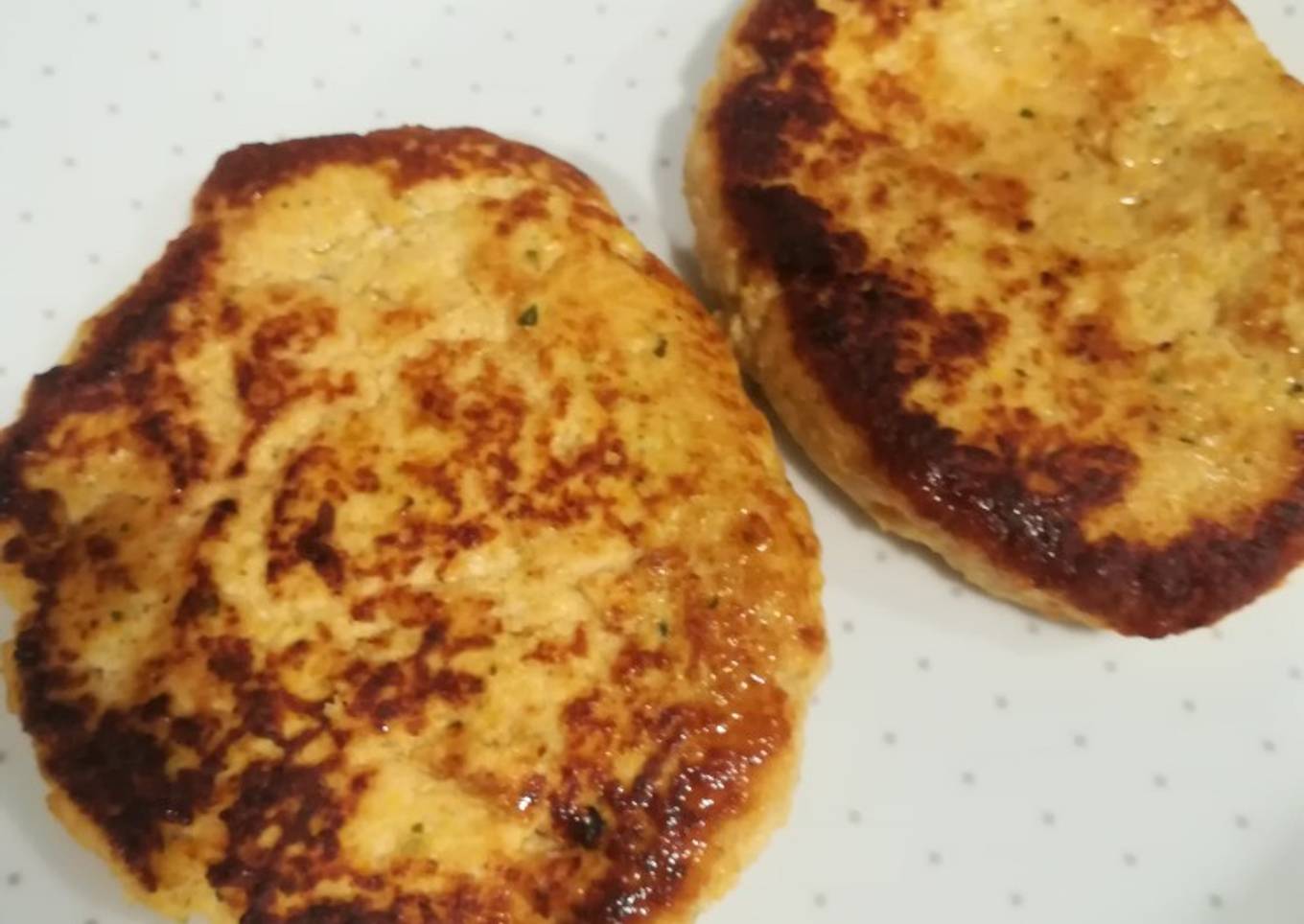 Hamburguesas de pollo y calabaza