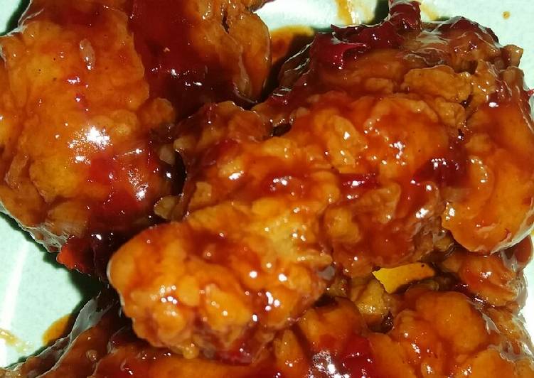 Resep Dakgangjeong (Korean Chicken Crispy with Honey), Enak