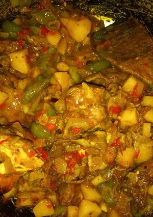A picture of Vegetable sauce.