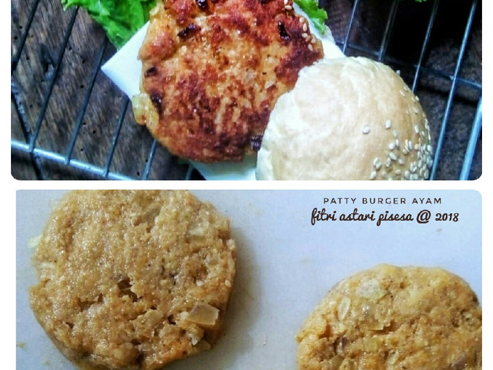 Resep: Patty burger versi ayam Simpel