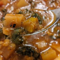 A picture of Instant Pot Fire Roasted Vegetable Soup (V/GF).