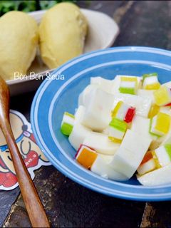 Hình của món Sữa Chua Dẻo Sầu Riêng.
