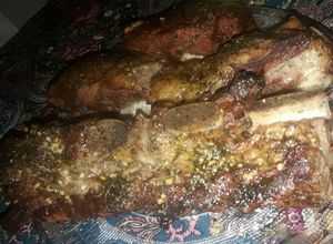 Una foto de Tira de asado al horno