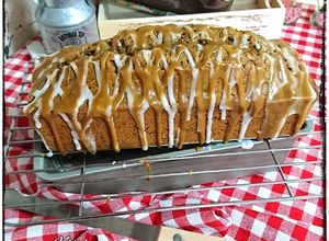 Foto resep Coffee au lait poundcake w milk & coffee glaze