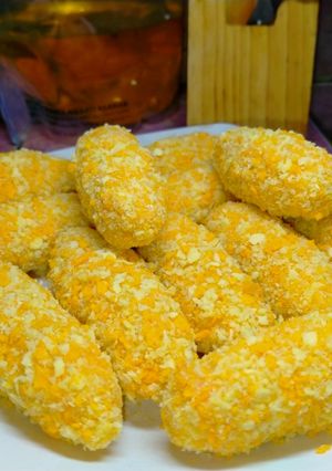 Foto resep Mozzarella corn dog