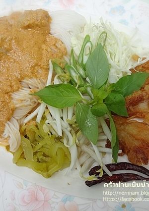 รูปของ ขนมจีนน้ำยาเห็ด (เจ)