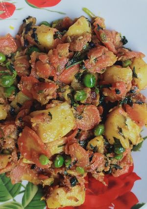 A picture of Mix sabzi.