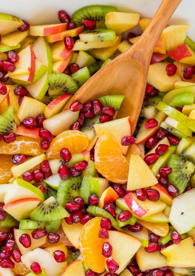 Una foto de Ensalada de fruta de invierno