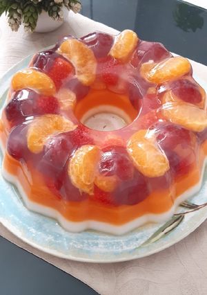 Foto resep Puding Buah Praktis
