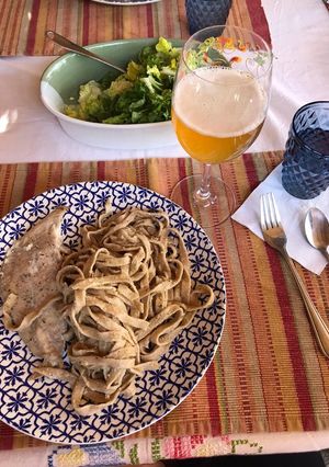 Una foto de Pasta fresca al pesto
