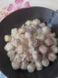 Gnocchetti con capesante e porcini