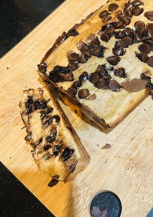 Una foto de Budín de Avena y Choco amargo