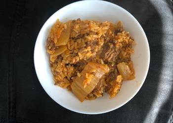 How to Recipe Delicious Kimchi Beef Fried Rice