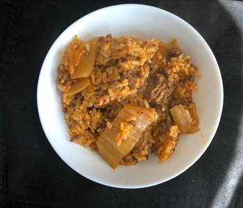 Without Fail Make Recipe Kimchi Beef Fried Rice Delicious and Healthy