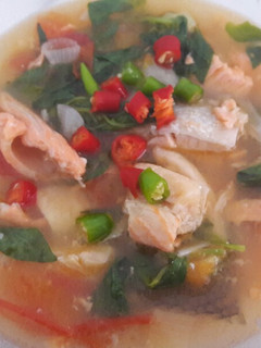 Foto resep Soup Ikan Salmon
