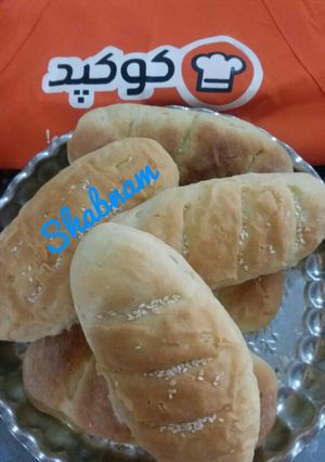 عکسی از دستور نان باگت خانگی