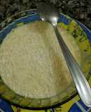 Arroz con leche y coco