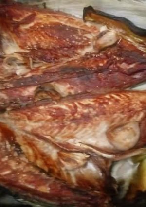 Una foto de Pescado asado al horno🙌