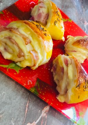 Sajtos-Baconos Háromszög recept fotója