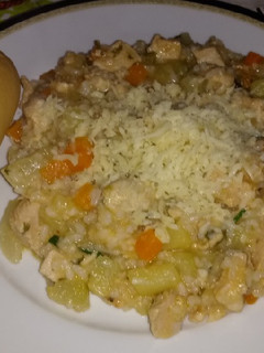 Foto de Arroz de Frango com Legumes (receita própria)