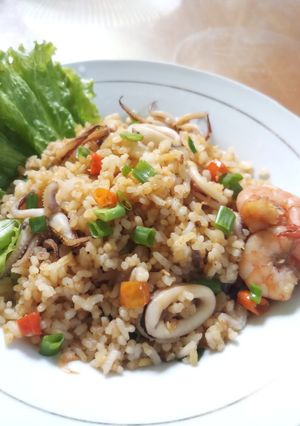 Foto resep Nasi Goreng Seafood