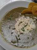 Crema de espinaca con lenteja