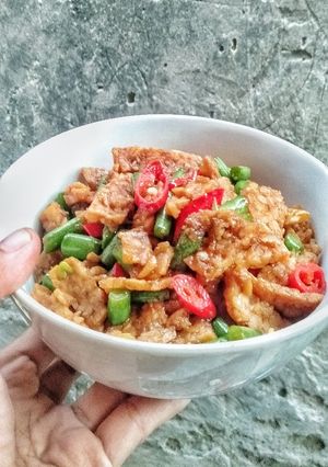 Foto resep Lauk Tumis Buncis dan Tempe