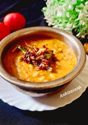 A picture of Andhra Style Tomato Pappu.