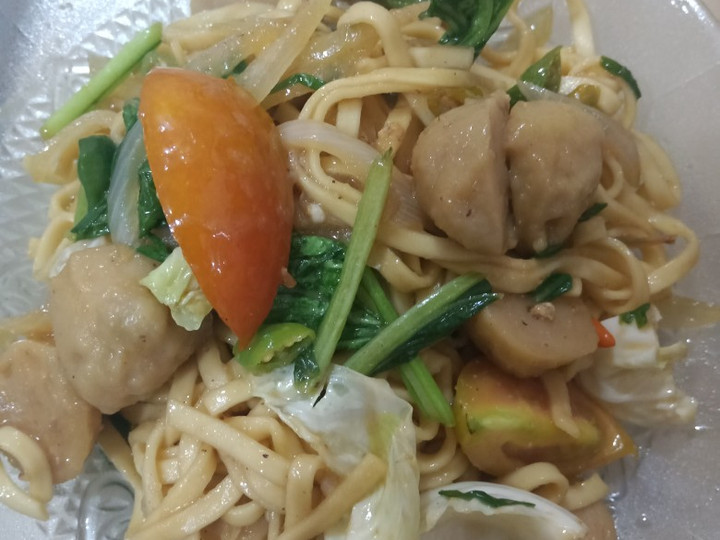 Resep Mie Goreng Bakso rumahan Anti Gagal