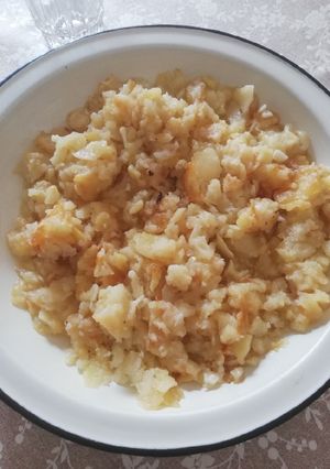 Una foto de Patatas con ajo y vinagre. (vinagreta)