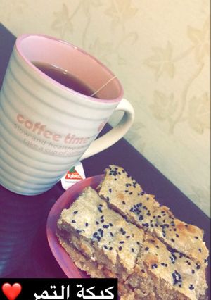 صورة لوصفة كيكة التمر