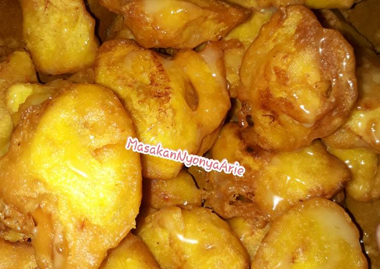 Pisang goreng crispy mantap