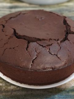 Una foto de Brownie de chocolate
